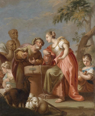Franz Sebald Unterberger - Rebekka Und Eliezer.webp