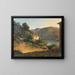 Vista del Salzkammergut - Franz Steinfeld — cuadro enmarcado en la pared