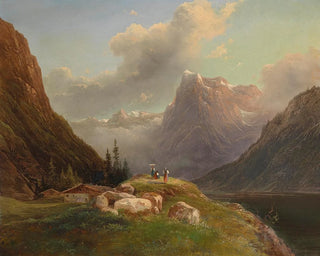 Salzkammergut - Franz Steinfeld — vista de la obra