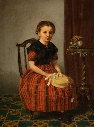 Franz Wieschebrink - Portrait of a girl Nettchen.webp