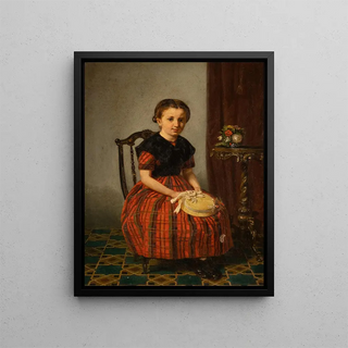 Franz Wieschebrink - Portrait of a girl Nettchen.webp