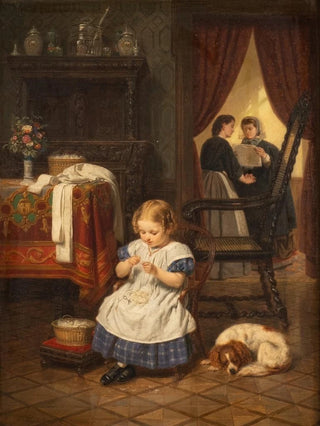 Franz Wieschebrink - The diligent seamstress.webp