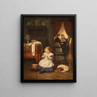 Franz Wieschebrink - The diligent seamstress.webp