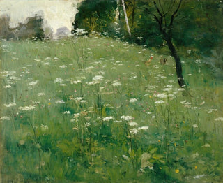 Prairie avec des fleurs - Franz Xaver Grell — vista de la obra
