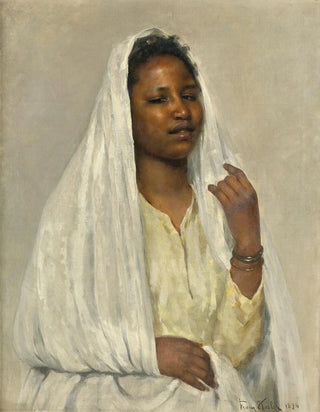 Franz Xaver Kosler - African Beauty In White.webp