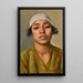 Joven mujer egipcia - Franz Xaver Kosler — cuadro enmarcado en la pared