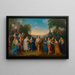 David von den Jungfrauen begrüßt - Franz Xaver Layr — cuadro enmarcado en la pared