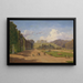 View of the Gloriette - Franz Xaver Reinhold — framed artwork on a wall