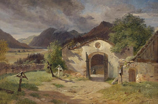 Franz Xaver Reinhold - Friedhof im Salzkammergut.webp