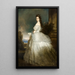 Emperatriz Elisabeth - Franz Xaver Winterhalter — cuadro enmarcado en la pared