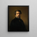 Self-portrait Painting - Franz Xaver Winterhalter — framed artwork on a wall