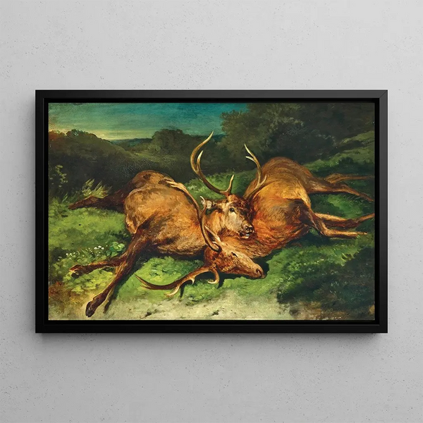 Franz Xaver von Pausinger - Verendete Hirsche.webp