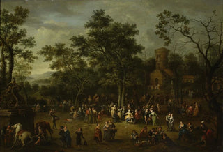 Franz de Paula Ferg - Festivity in a park.webp