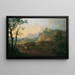 Paisaje Italiano - Franz de Paula Ferg — cuadro enmarcado en la pared
