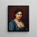 Niña en dirndl - Franz von Defregger — cuadro enmarcado en la pared