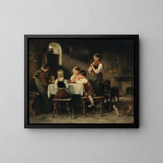La Grâce - Franz von Defregger — cuadro enmarcado en la pared