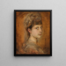Charlotte de Meiningen, princesa de Prusia - Franz von Lenbach — cuadro enmarcado en la pared