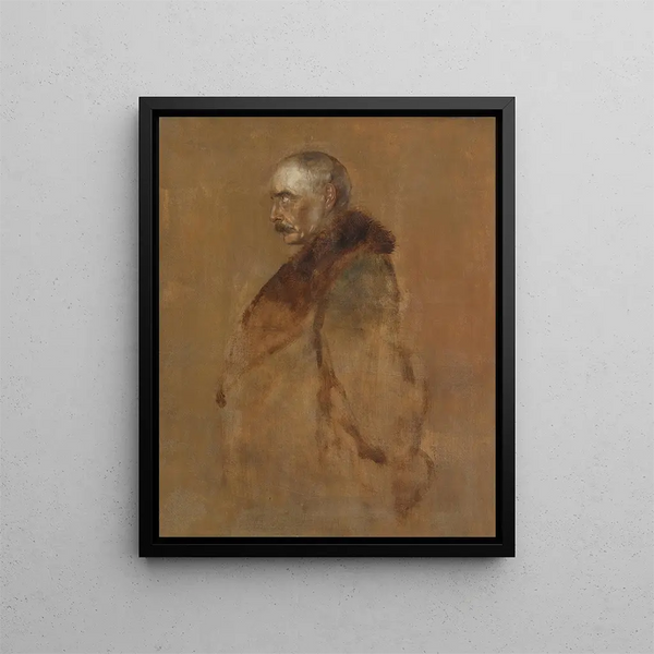 Clodwig, príncipe de Hohenlohe, príncipe de Schillings 1819-1901 - Franz von Lenbach — cuadro enmarcado en la pared