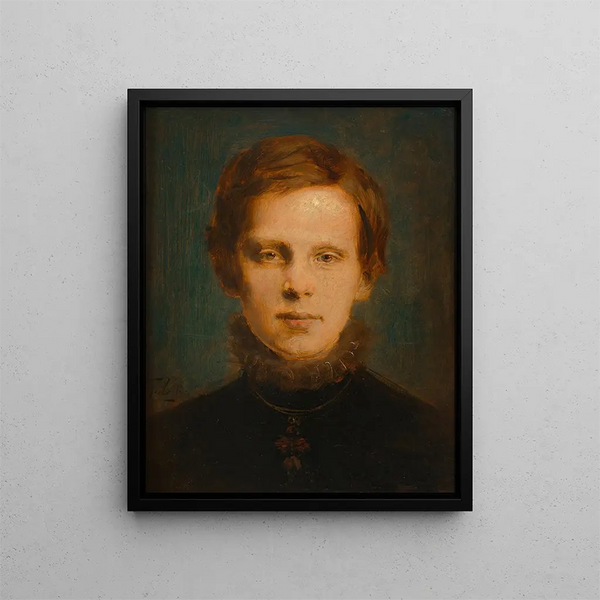 Kronprinz Rodolphe - Franz von Lenbach — cuadro enmarcado en la pared