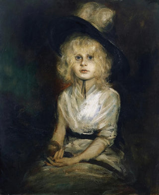 Franz von Lenbach - Portrait Of Marion Lenbach.webp