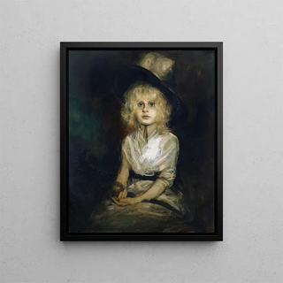 Franz von Lenbach - Portrait Of Marion Lenbach.webp