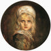Retrato de la niña Marion Lenbach - Franz von Lenbach — vista de la obra