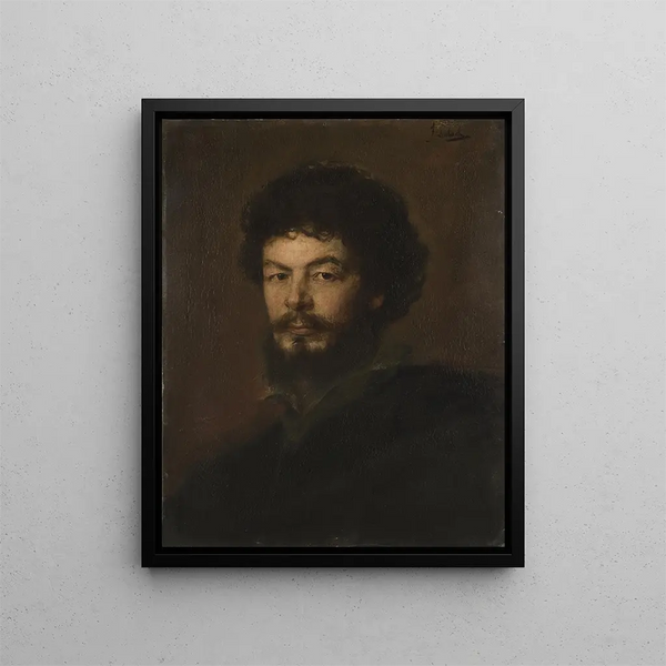 L'architecte Lorenz Gedon - Franz von Lenbach — cuadro enmarcado en la pared