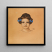 Retrato de la niña Mary - Franz von Stuck — cuadro enmarcado en la pared