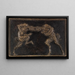 Faunes combattants - Franz von Stuck — framed artwork on a wall