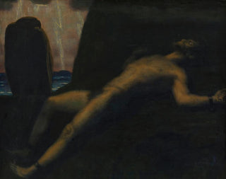 Prométhée - Franz von Stuck — vista de la obra