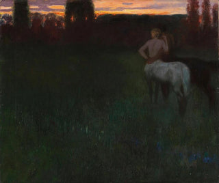 Atardecer - Franz von Stuck — vista de la obra