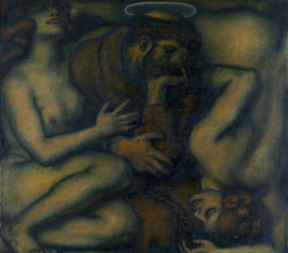 Tentación - Franz von Stuck — vista de la obra