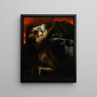 Franz von Stuck - The Kiss of the Sphinx.webp