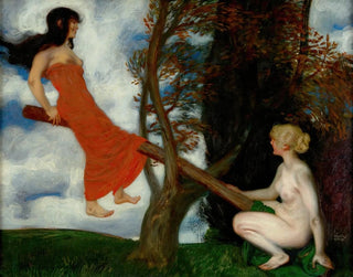 El columpio - Franz von Stuck — vista de la obra