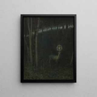 Franz von Stuck - The Vision of Saint Hubert.webp