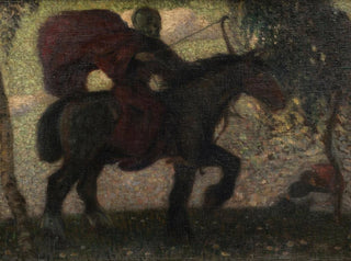 Muerte y pareja enamorada - Franz von Stuck — vista de la obra