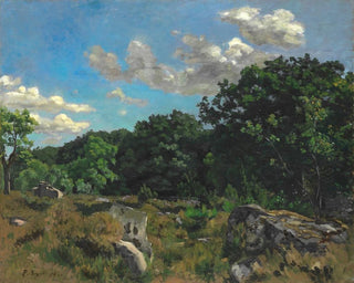Paisaje en Chailly - Frédéric Bazille — vista de la obra