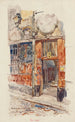 Between staircase B of the Marché des Enfants Rouges in 1907 3rd arrondissement - Frédéric Houbron — artwork view