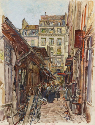 Frdric Houbron - Intrieur du March des EnfantsRouges en 1907 3me arrondissement.webp