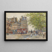 Quai des Orfèvres París 1906 - Frédéric Houbron — cuadro enmarcado en la pared