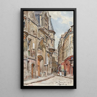 Frdric Houbron - lHtel de Sens 1 rue du Figuier en 1898 4me arrondissement.webp