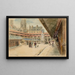 Vista del Mercado de Saint-Germain - Frédéric Léon — cuadro enmarcado en la pared