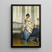 an elegant maidservant - Frédéric Soulacroix — framed artwork on a wall