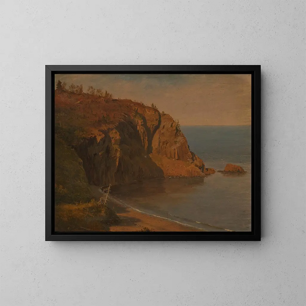 Costa de la isla Grand Manan, Canadá - Frederic Edwin Church — cuadro enmarcado en la pared