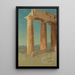 Columns of the Parthenon Athens - Frederic Edwin Church — framed artwork on a wall