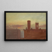 Roofs - Frederic Edwin Church — framed artwork on a wall