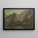 Königssee cerca de Berchtesgaden, Baviera - Frederic Edwin Church — cuadro enmarcado en la pared