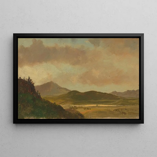 Landscape Painting - Frederic Edwin Church — framed artwork on a wall