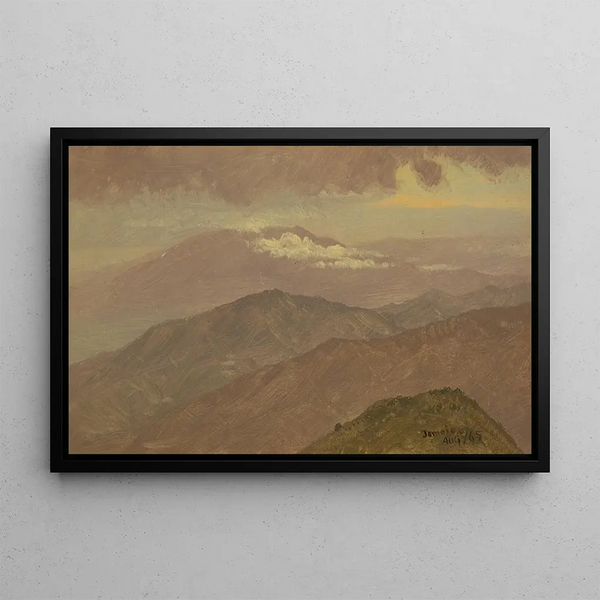 Paisaje III - Frederic Edwin Church — cuadro enmarcado en la pared