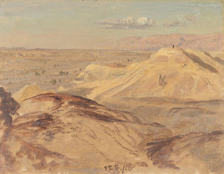 Paisaje cerca de Petra - Frederic Edwin Church — vista de la obra